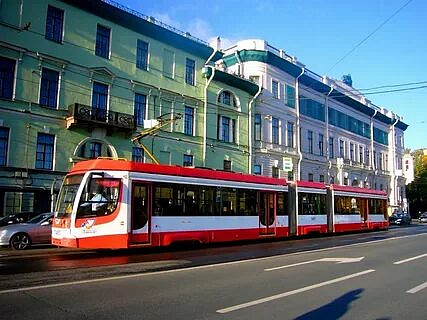 Новая трамвайная линия в Санкт-Петербурге