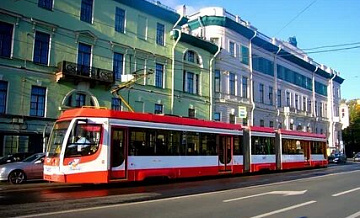 Новая трамвайная линия в Санкт-Петербурге
