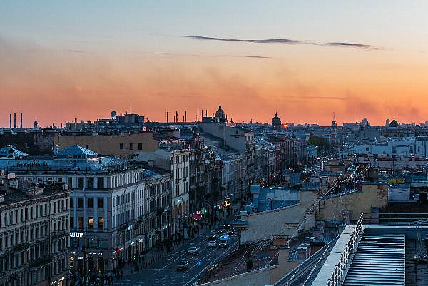 Санкт-Петербург: вид сверху