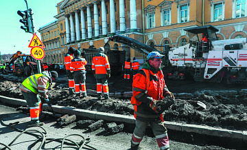 Дорожный ремонт в Санкт-Петербурге