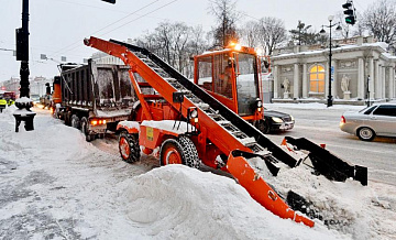 Санкт-Петербург после снегопада